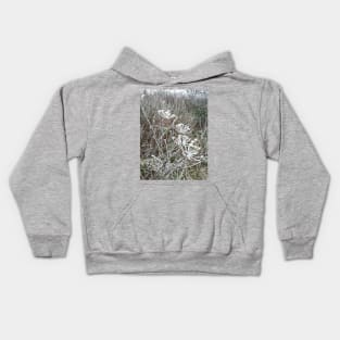 Frosted cow parsley Kids Hoodie